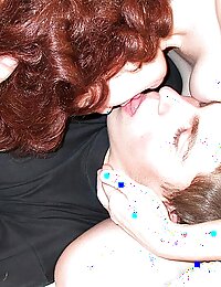 Mature moms kiss a hot guys